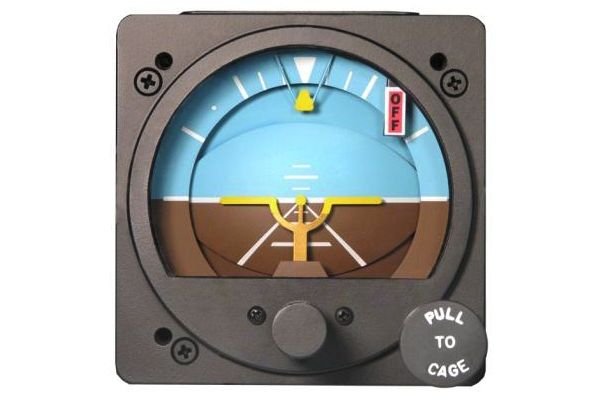 Lighted Electric Horizon Gyro 14 volt, 8 Degree Tilt, TSO