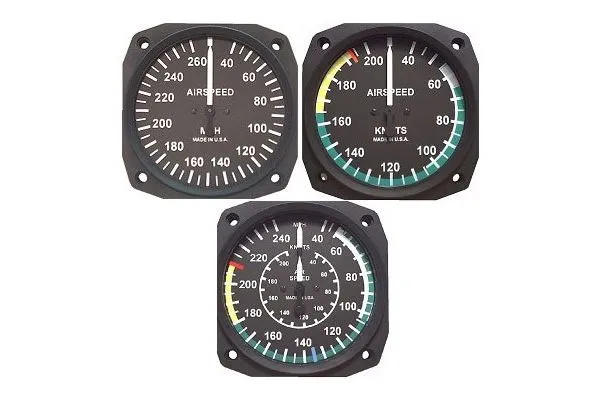 Airspeed, 3 1/8″ 40-140 mph, TSO