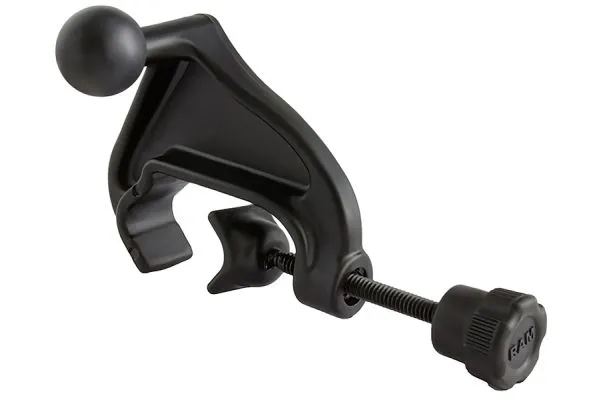 C-clamp, for yoke or rail mounting, Up to 1 1/4″ dia