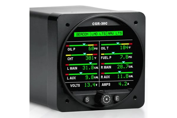 Electronics International CGR-30C STC’d/TSO’d Primary Engine Monitor