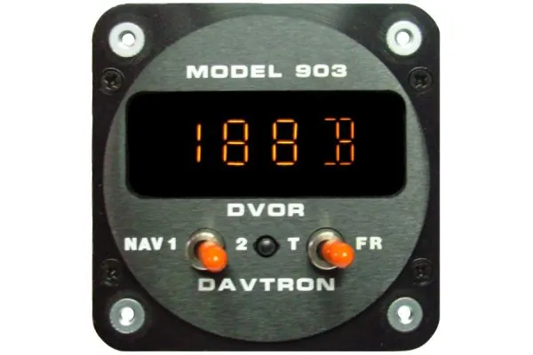 Digital VOR and Localizer Indicator with ID, 2.9″w x 1.7″l x 1.5″d, FAA-PMA Approved