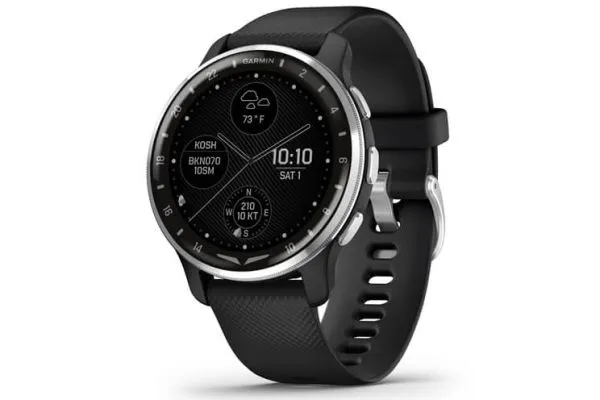 Garmin D2 Air X10 Aviator Smartwatch, White Silicone