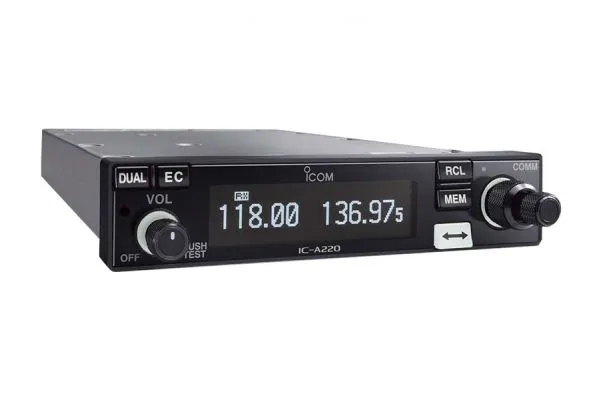 IC-A220 VHF COM Mobile Station, with Bracket, Mic & Speaker , Non-TSO