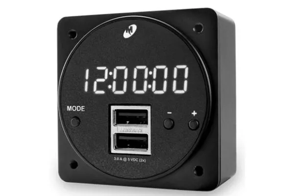 MD93 Series Digital Clock & 3.0A USB Charger