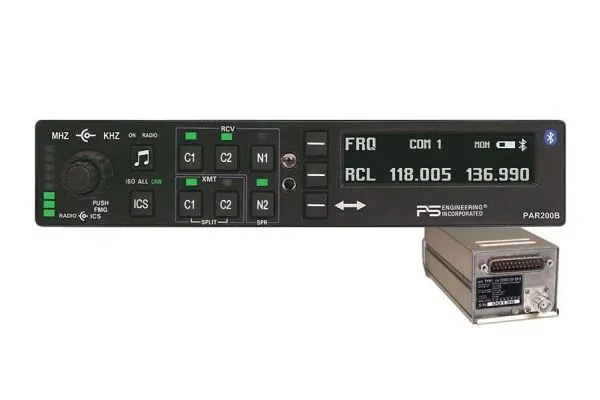 PAR200B Audio Panel COM Radio with Intercom & Bluetooth