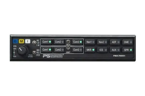 PMA7000H Audio Selector Panel, with IntelliVox Intercom & Marker Beacon, TSO